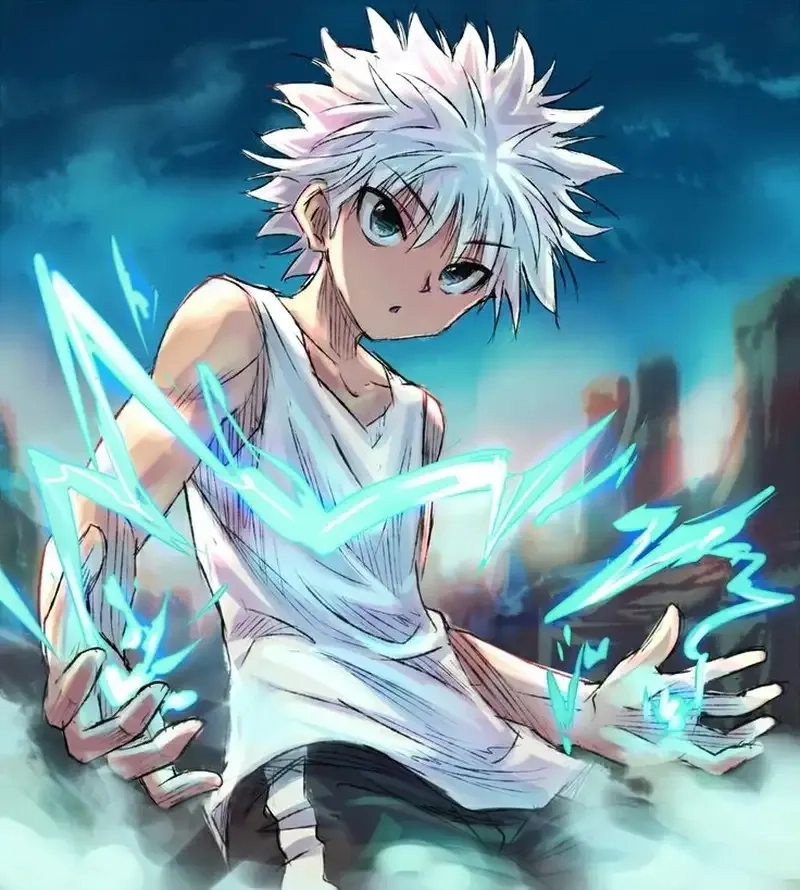 Phong thái chiến đấu mạnh mẽ của Hunter Killua