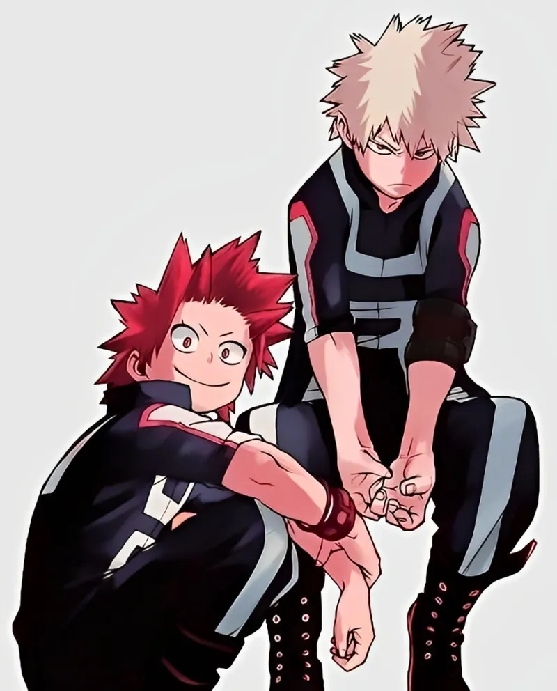 Kirishima Eijirou chibi thể hiện cá tính hoạt bát và năng động qua phong cách mini hóa.