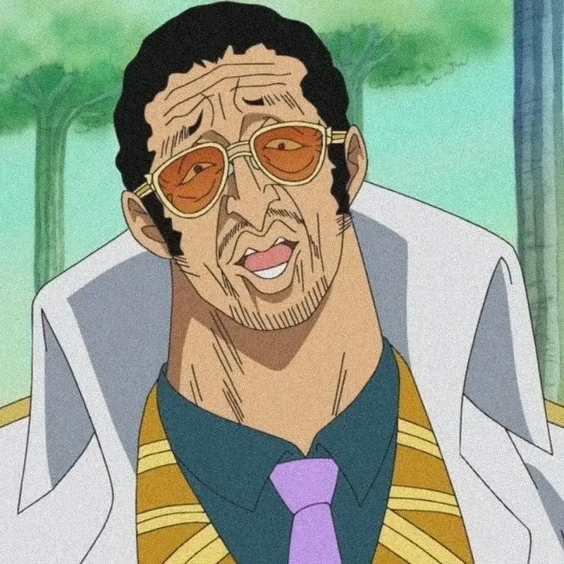 Kizaru manga thường xuất hiện lạnh lùng và ít thể hiện cảm xúc