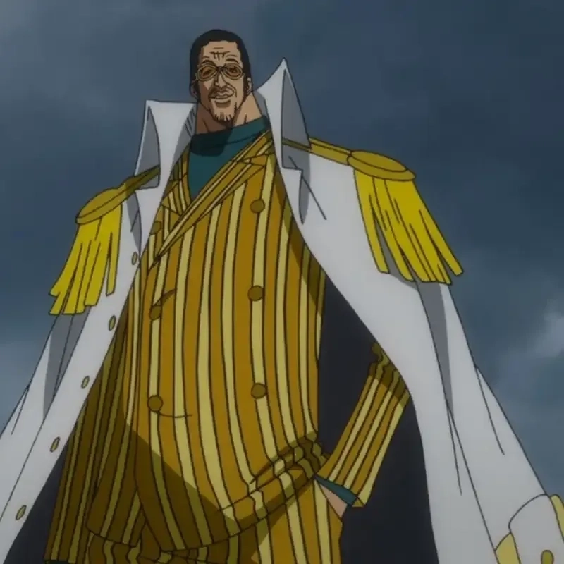 One Piece Admiral Kizaru đại diện cho công lý mơ hồ