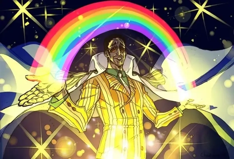 Kizaru vs Aokiji là trận chiến giả định giữa hai cựu đô đốc