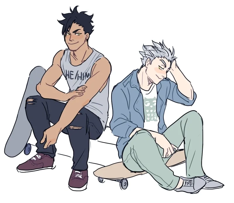 Tương tác giữa Tsukishima x Kuroo khiến fan thích thú