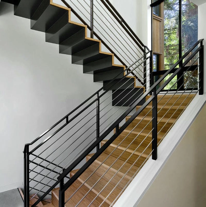 lan can cầu thang sắt nghệ thuật uốn lượn đẹp như tác phẩm