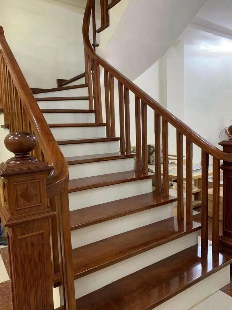 lan can cầu thang hiện đại mang vẻ đẹp tối giản và tinh tế