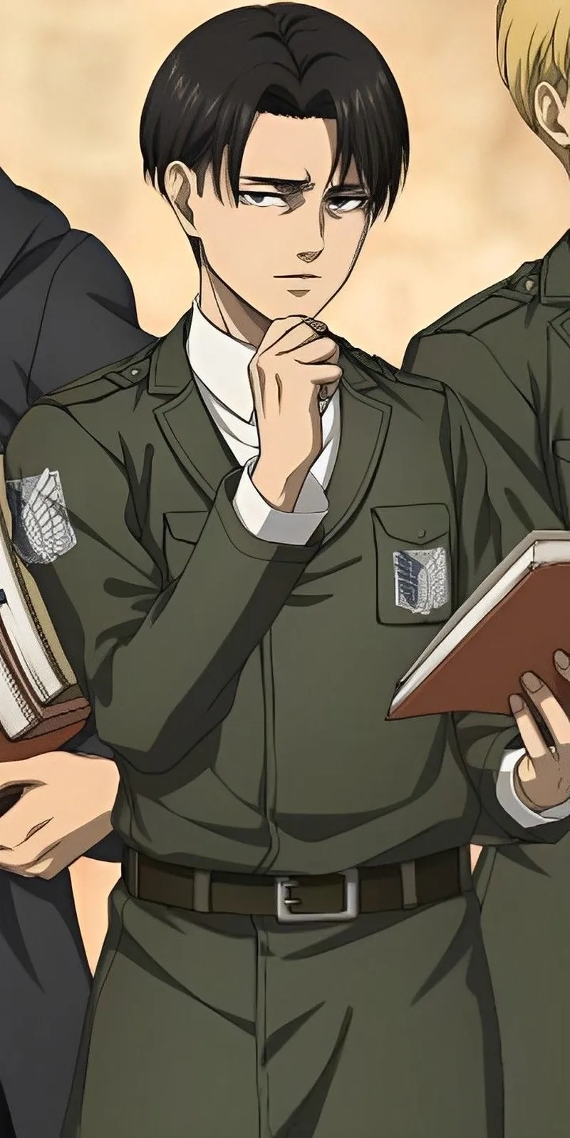 Levi ngầu với từng động tác và ánh nhìn