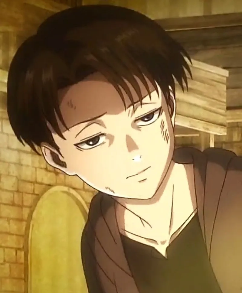 Levi hồi nhỏ mang vẻ cô độc nhưng kiên cường