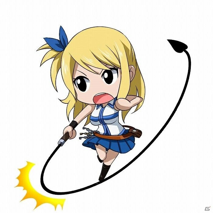 Bộ ảnh Lucy chibi Fairy Tail với biểu cảm siêu dễ thương