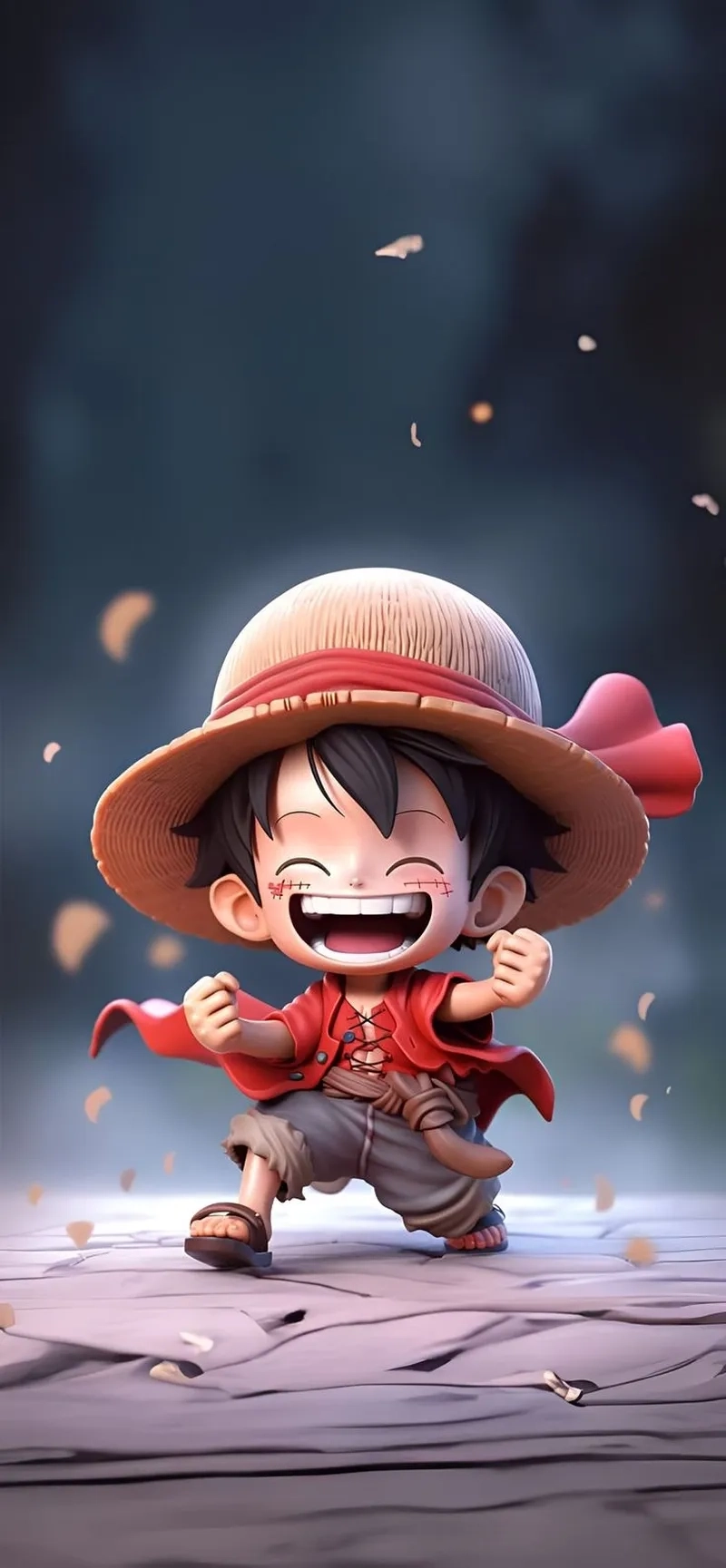 Ảnh Luffy hồi nhỏ dễ thương thời thơ ấu