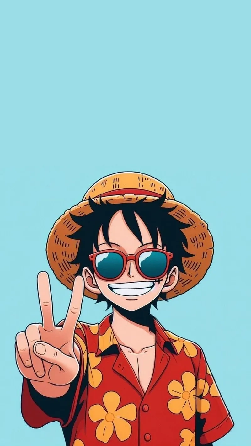 Bức phác họa sinh động thể hiện drawing Luffy