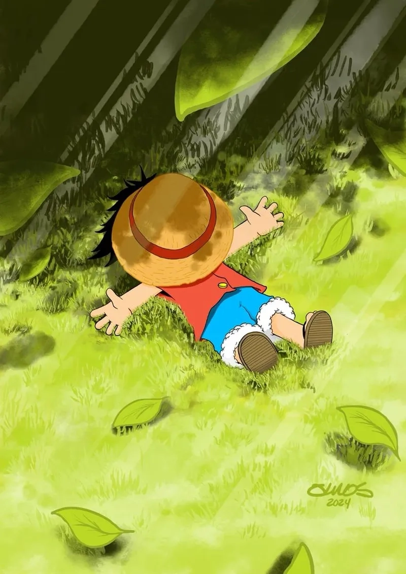 Ảnh minh họa kinh điển tạo nên thương hiệu Luffy image