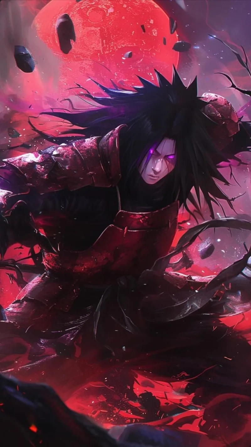 Hình nền Uchiha Madara ngầu lòi làm bùng nổ màn hình