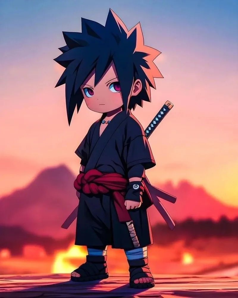 Phiên bản chibi Madara dễ thương nhưng vẫn ngầu