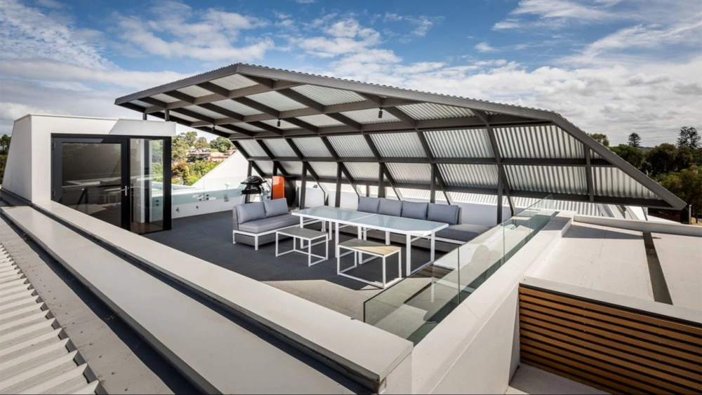 Mẫu mái hiên nhà phố đẹp đang được yêu thích