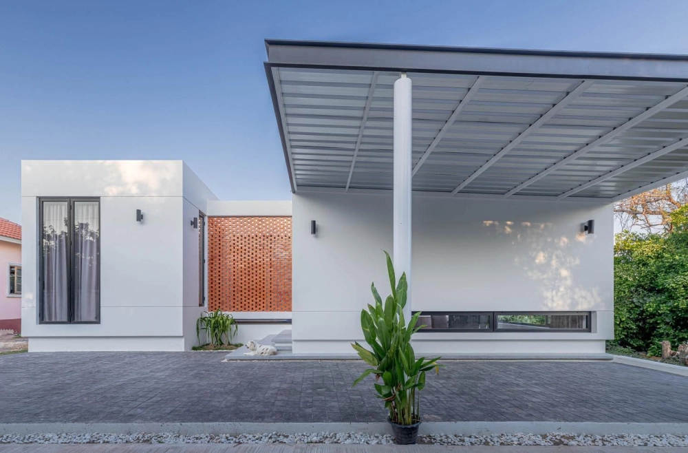 Top mẫu mái tôn che sân đẹp phổ biến năm nay