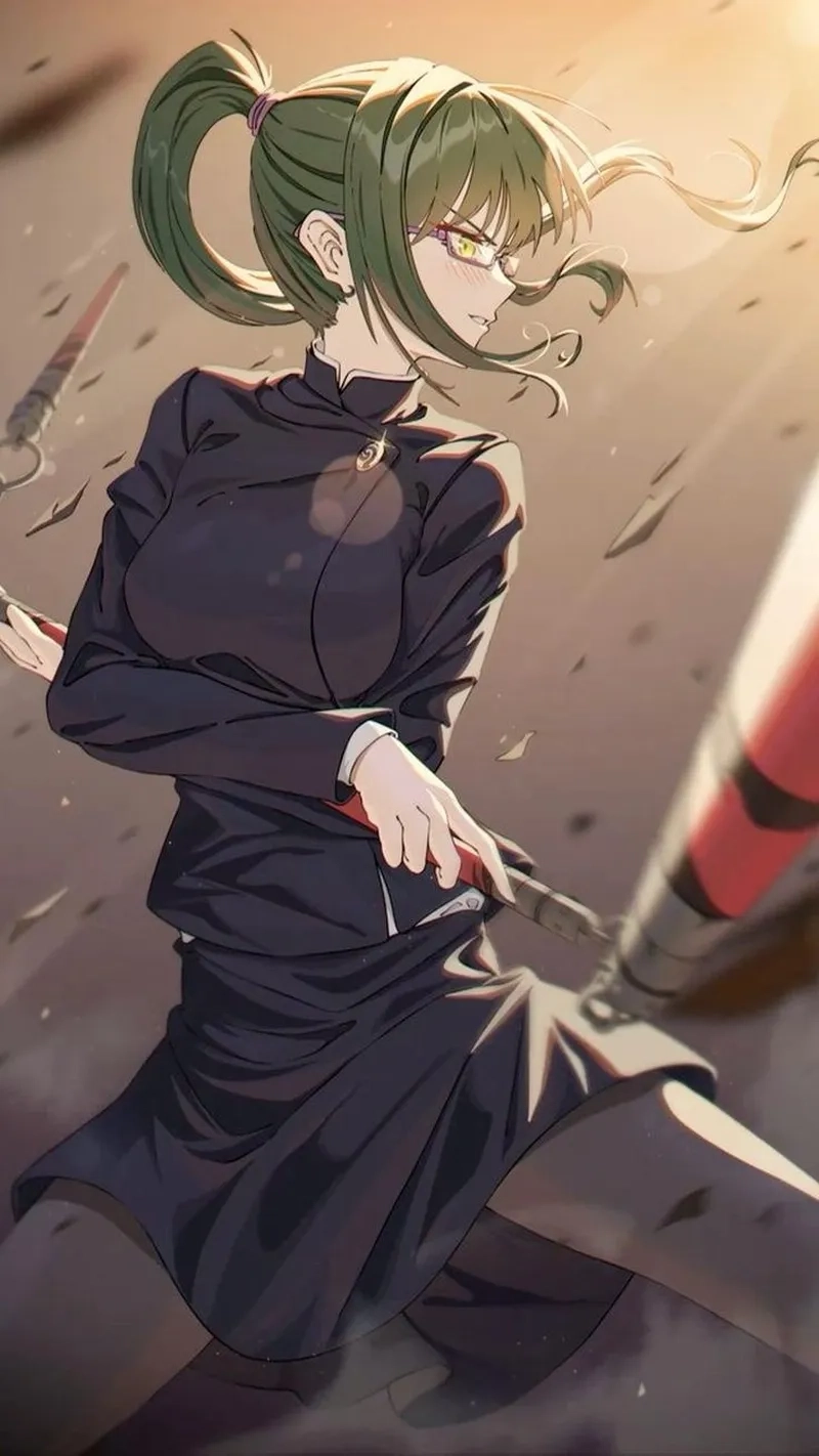 Tóc ngắn Maki Zenin short hair tạo vẻ cá tính riêng biệt