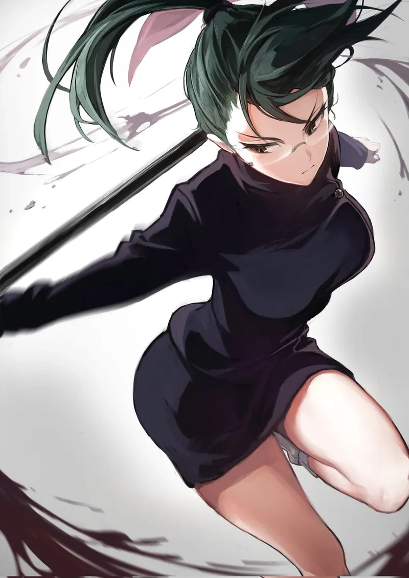 Maki chibi jjk là phiên bản hoạt hình được yêu thích