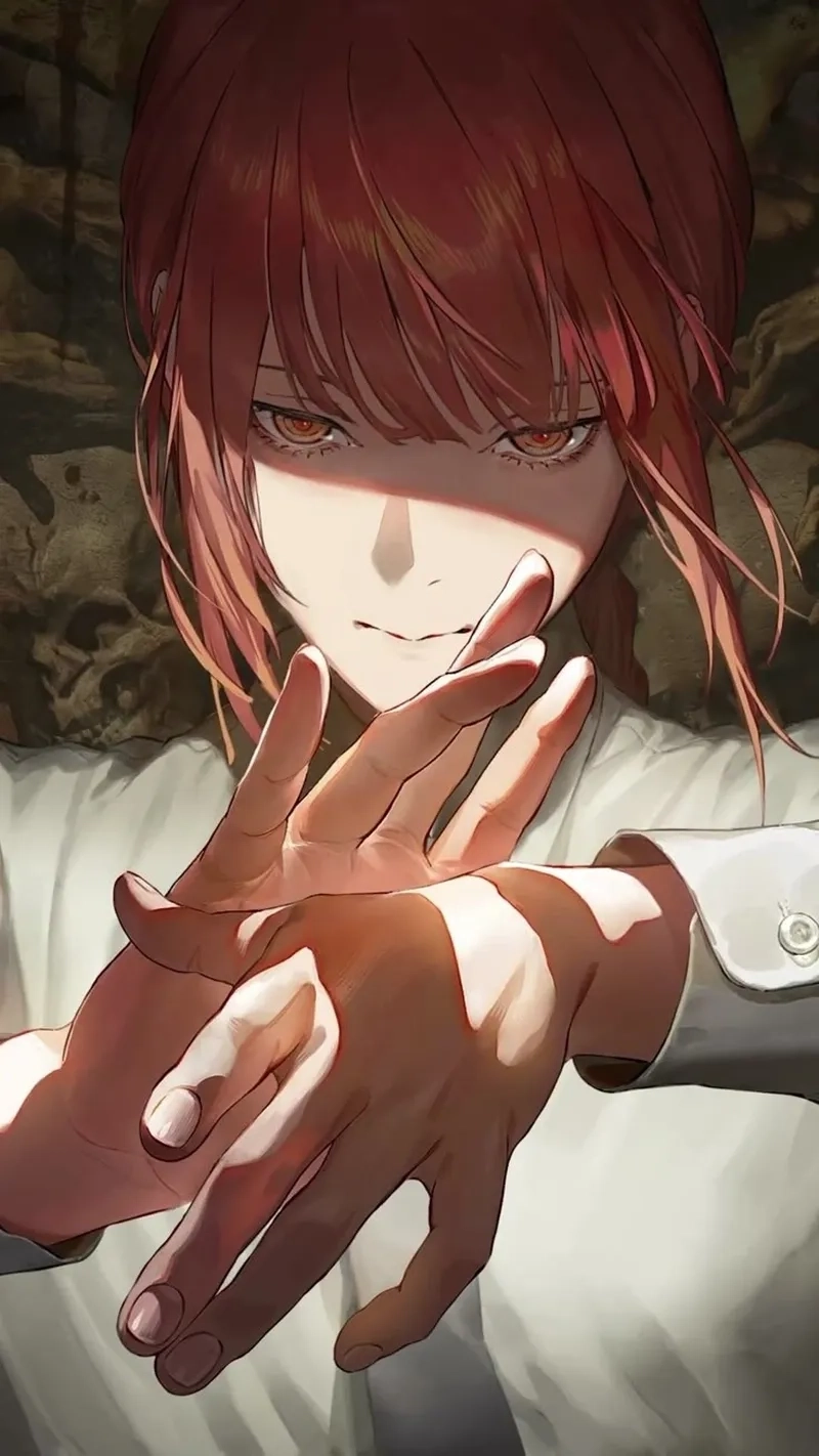 Tạo hình Makima Anime gây ấn tượng mạnh từ ánh mắt đầu tiên