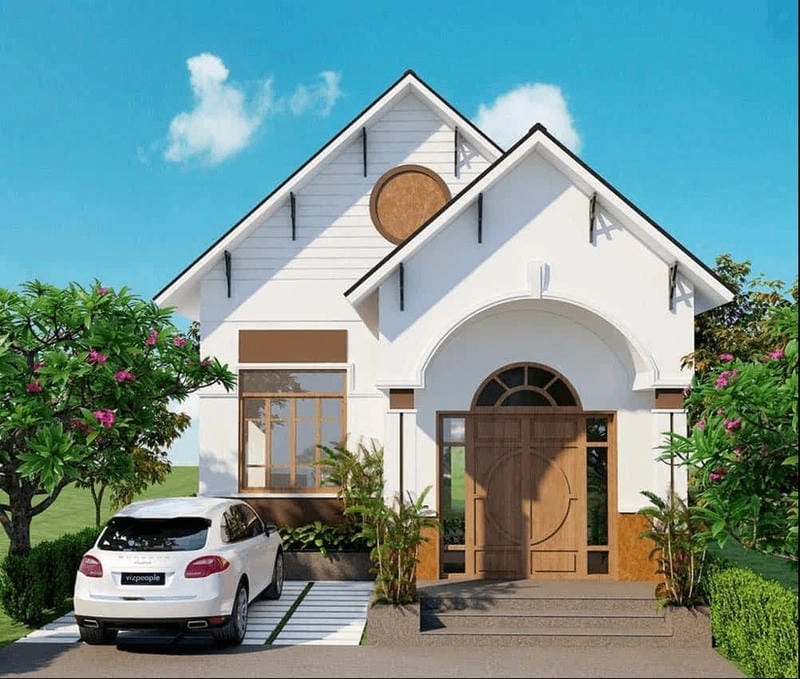 Tham khảo mẫu mặt tiền nhà ống 1 tầng thông thoáng và đẹp