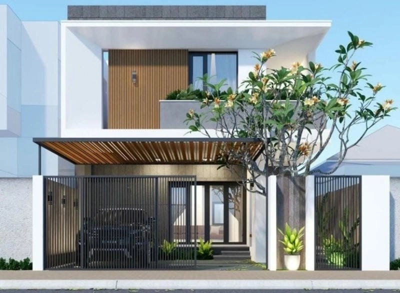 Tham khảo mẫu nhà ngang 3 phòng ngủ thoáng sáng