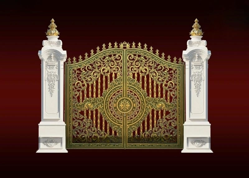 Ngắm nhìn mẫu cổng nhà phố hiện đại sang trọng tiện nghi