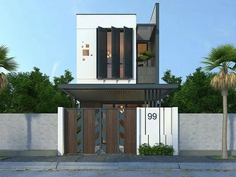 mẫu cổng nhà từ đường đẹp mang đậm nét truyền thống Việt