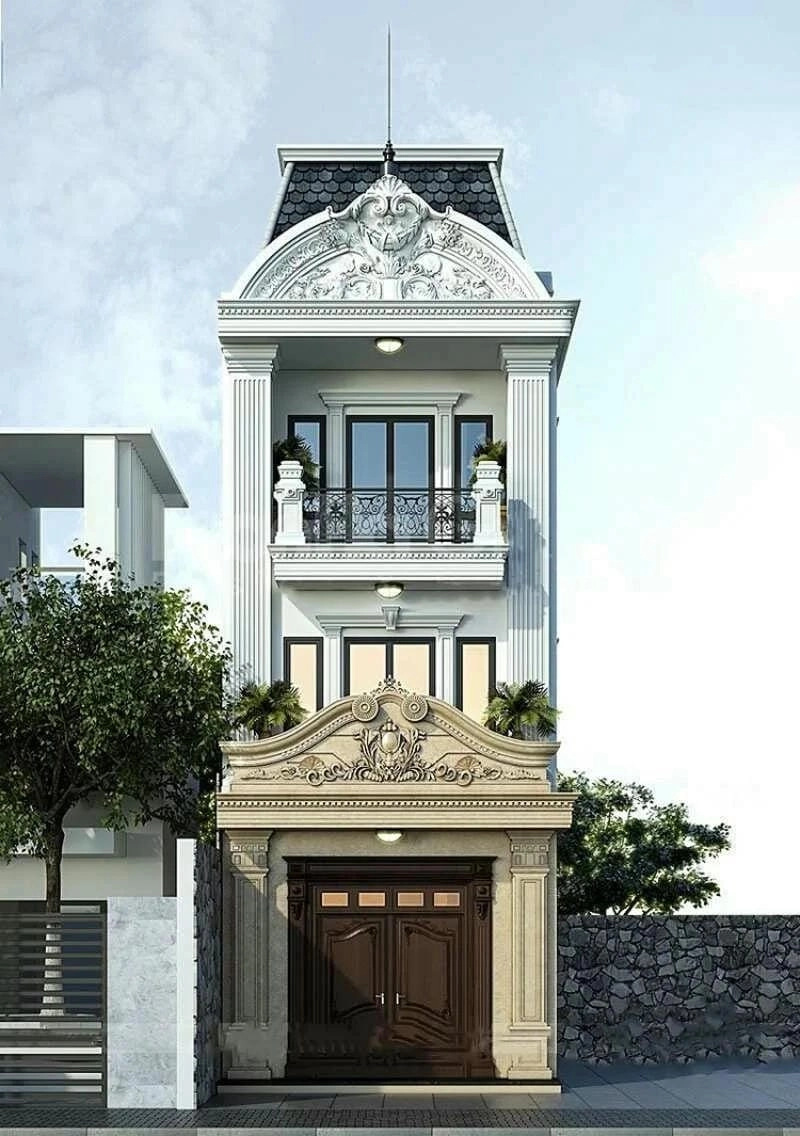 mẫu cổng nhà đẹp giá rẻ thiết kế tiết kiệm chi phí