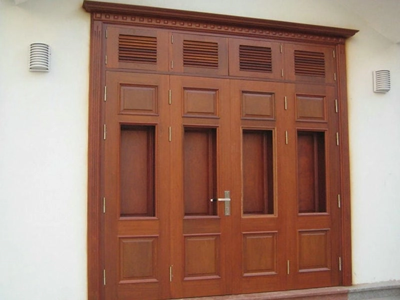 mẫu cửa chính cho nhà cấp 4 gợi ý tối ưu tiện nghi đẹp mắt