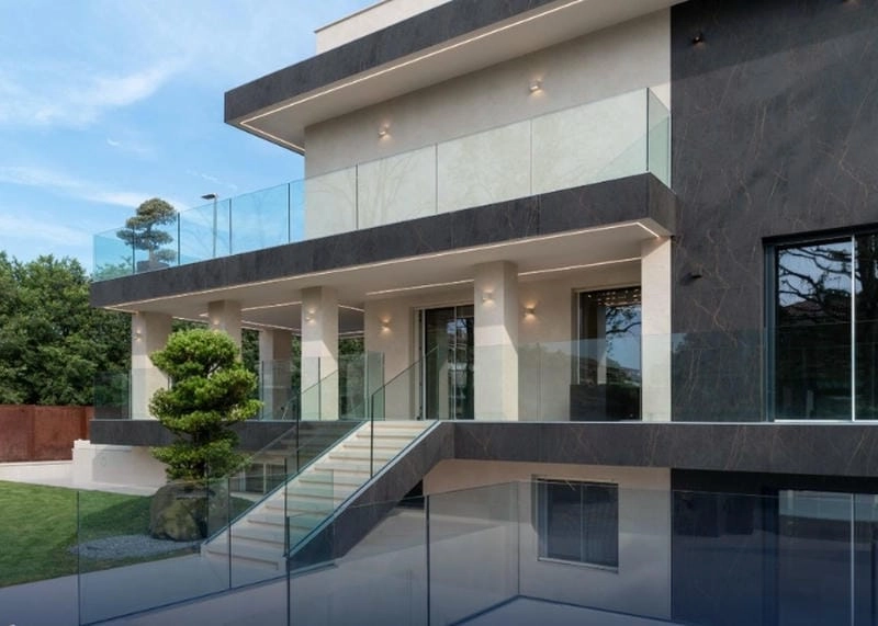 Trang trí độc đáo cùng gạch giả đá ốp tường mặt tiền