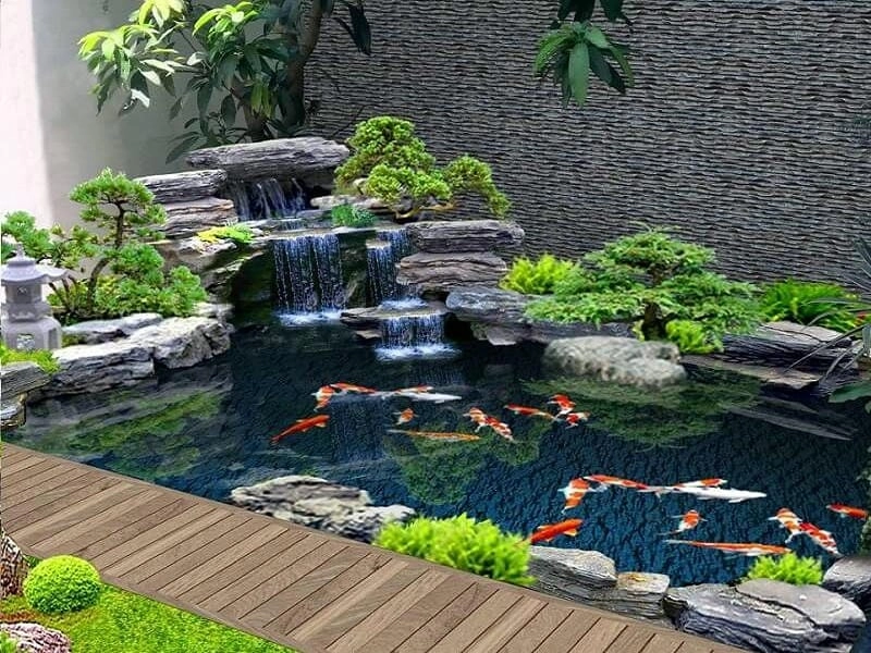 Không gian sống thêm sinh khí nhờ các mẫu bể cá đẹp