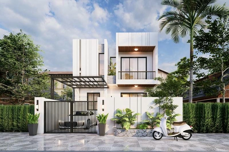 mẫu nhà 1 trệt 1 lửng 1 lầu 5x15 thông minh tiết kiệm không gian