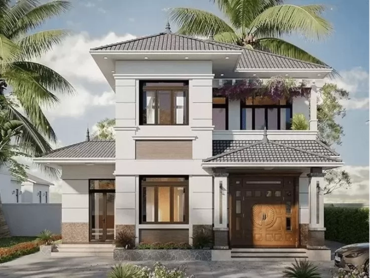 Tham khảo các mẫu nhà 2 tầng mái nhật đẹp cuốn hút