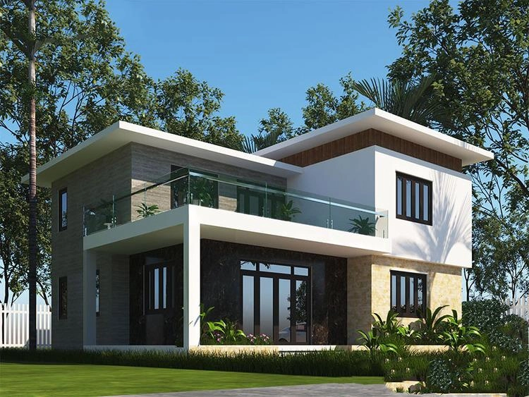 Tham khảo mẫu nhà 2 tầng nông thôn 800 triệu hợp lý