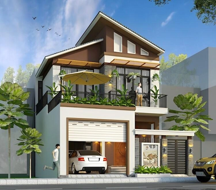 Ngắm nhìn mẫu nhà 2 tầng nông thôn đẹp cuốn hút