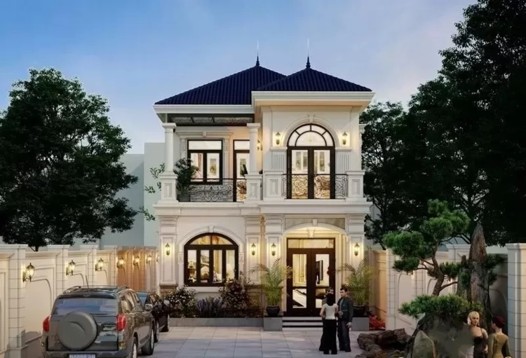 Khám phá mẫu nhà 2 tầng đẹp nông thôn cuốn hút