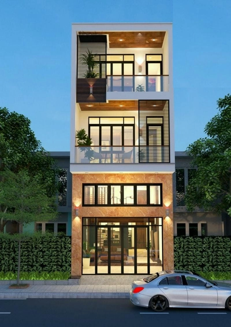 Ngắm mẫu nhà phố 3 tầng hiện đại tinh tế