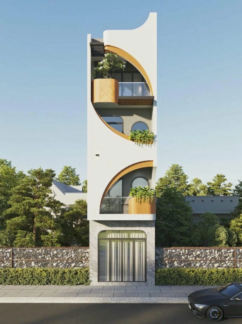 Mẫu nhà đẹp 5 tầng kiến tạo không gian sống đẳng cấp