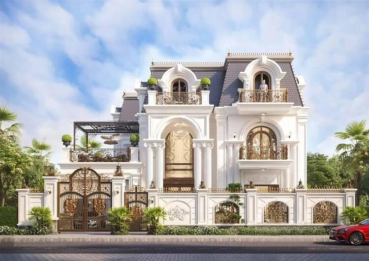 Tham khảo mẫu nhà 2 tầng có ban công đẹp tiện nghi