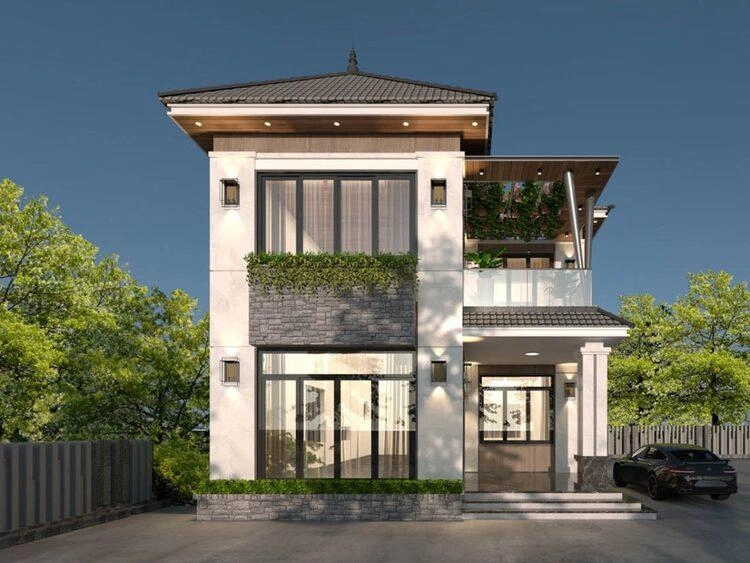 Chiêm ngưỡng mẫu nhà 2 tầng đơn giản đẹp tinh tế
