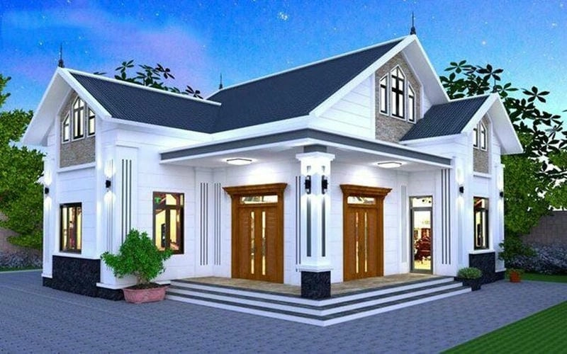 Khám phá mẫu nhà cấp 4 mái nhất chữ l cùng mẫu nhà cấp 4 chữ l đẹp