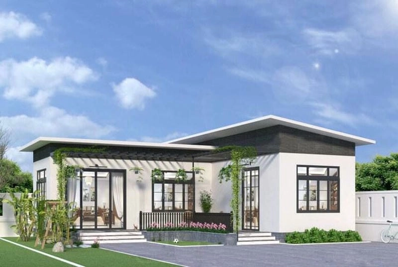 Khám phá mẫu nhà cấp 4 2 phòng ngủ đẹp cùng mẫu nhà cấp 4 chữ l đẹp