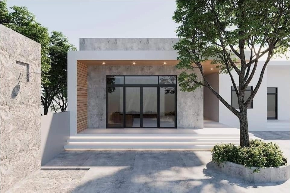 Khám phá mẫu nhà cấp 4 hiện đại 3 phòng ngủ