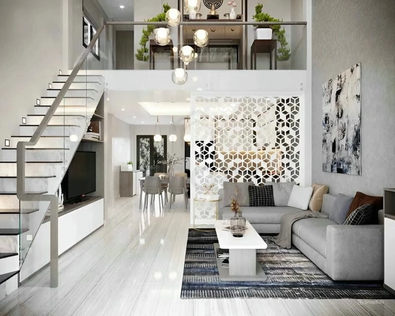 Ngắm ngay mẫu nhà cấp 4 gác lửng hiện đại