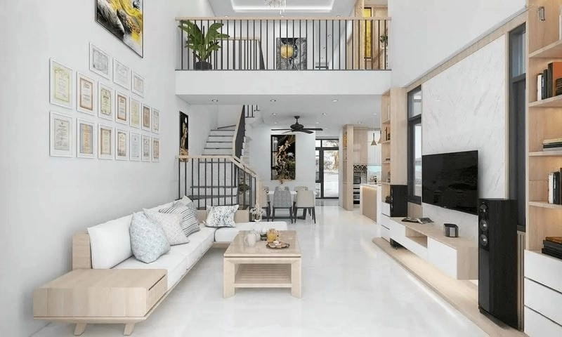 Tham khảo mẫu nhà cấp 4 gác lửng trẻ trung