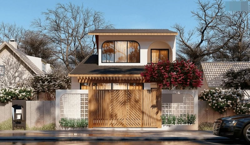 Ngắm mẫu nhà cấp 4 gác lửng tinh tế