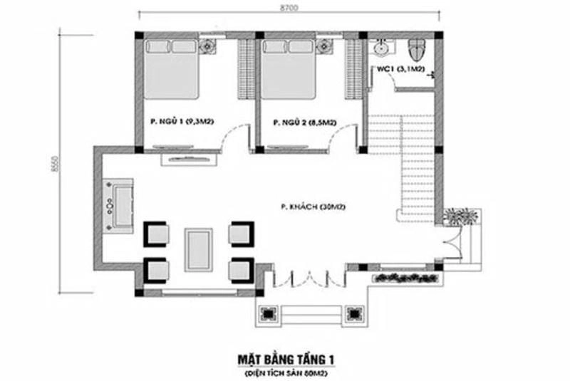 Ngắm ngay mẫu nhà cấp 4 gác lửng đẹp