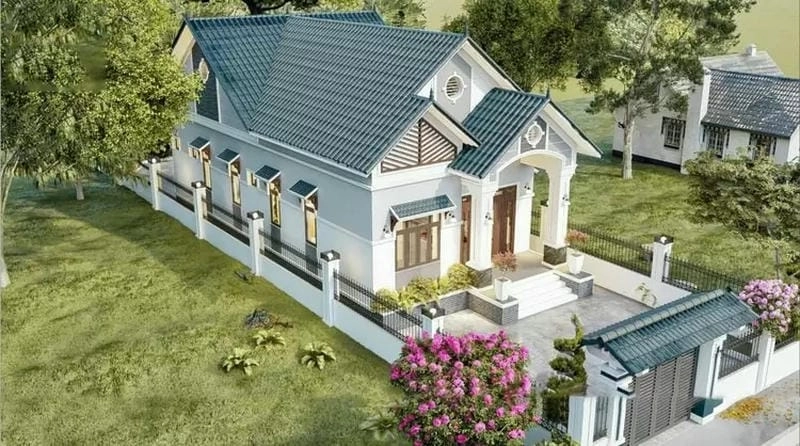 mẫu nhà mái thái gác lửng nhà đẹp mới sài gòn phù hợp xu hướng mới