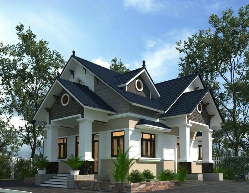 Khám phá mẫu nhà cấp 4 mái thái 8x18m cùng mẫu nhà cấp 4 mái thái đơn giản