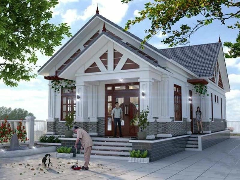 Khám phá mẫu nhà cấp 4 mái thái đẹp 2019 vẫn giữ được sức hút