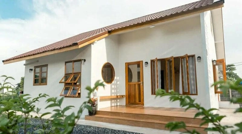 Ngắm nhìn ở nông thôn mẫu nhà cấp 4 đẹp gần gũi thiên nhiên