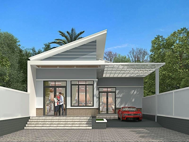 Chiêm ngưỡng nông thôn top 500 mẫu nhà cấp 4 đẹp 2019 đa dạng kiểu dáng